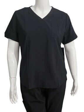Uniform Advantage Easy Stretch Medical Scrub Set Onix Black Size XL NWT